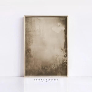 Abstrakte beige braune Wabi Sabi Kunst, Moody Kunst Mid-Century, Mid Century Modern, minimalistische Kunst, minimalistische Kunst