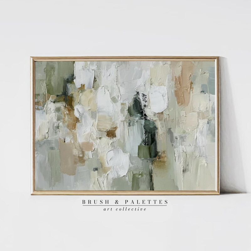 Neutral Abstract Art - Etsy