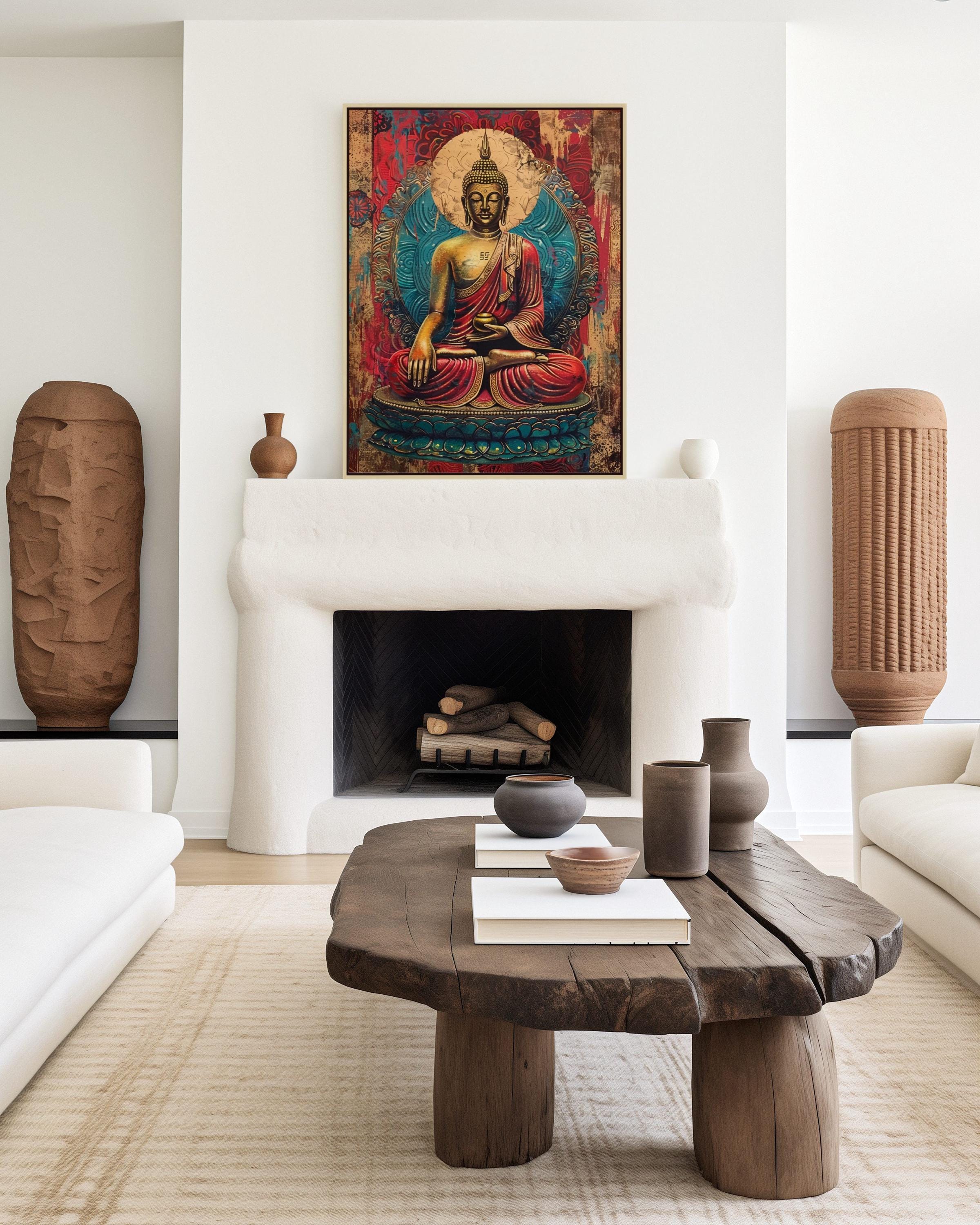 Buddha Full Body Art: Bohemian Spiritual Zen Decor (digital