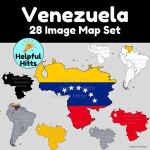 Mapa de Venezuela - Imágenes prediseñadas para profesores, geografía, mapa de Sudamérica, mapa político de Venezuela, mapa de Latinoamérica - 28 imágenes PNG