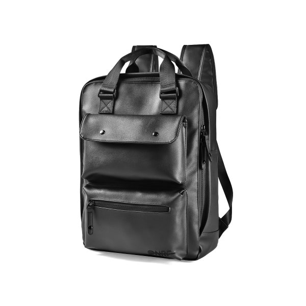 Black Travel Laptop Backpack Waterproof Business Casual Sport Backpack, Unisex Fashionable Gift, Large Capacity Stylish Gear, ONRF F1029