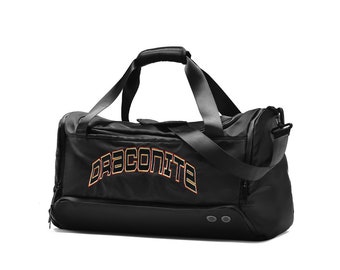 Schwarze Herren-Umhängetasche, Sport-Sporttasche, Schultertasche für Geschäftsreisen, Gepäcktasche mit großem Fassungsvermögen, Draconite 12362