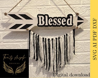 Blessed Boho Style Arrow