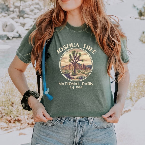 Vintage Joshua Tree National Park Shirt, Retro National Park Tee, Joshua Tree Park Gift, Nature Lovers Gift, Outdoor Adventure T-Shirt