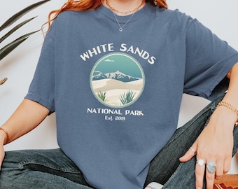 Camiseta del Parque Nacional White Sands, regalo de White Sands, camiseta infantil de White Sands, amante de White Sands, regalo del Parque White Sands, camiseta de White Sands
