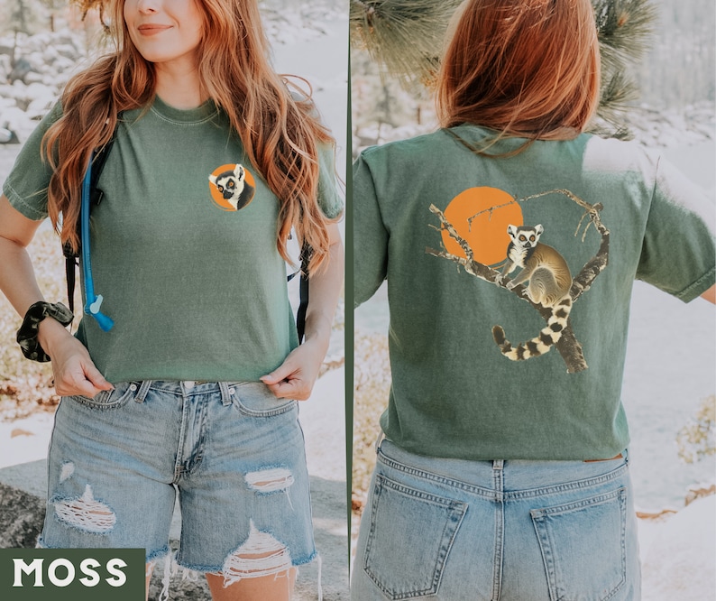 Lemur - Classic Vintage Retro Lovely Animal Tee Gifts