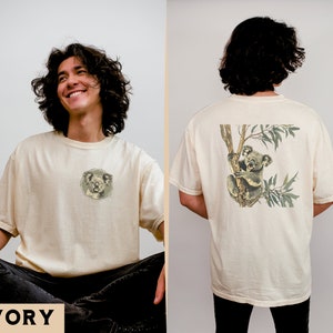 Vintage Koala T-Shirt, Retro Australian Wildlife Tee, Koala Gift, Eucalyptus Tree Koala Shirt, Koala Lover Gift, Koala Shirt, Koala Tee
