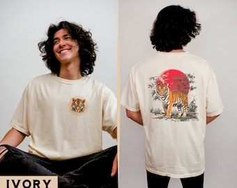 Tiger Shirt, Vintage Tiger Graphic Tee, Retro Tiger T-Shirt for Kids, Kids Tiger Gift, Youth Tiger Shirt, Gift for Tiger and Animal Lovers