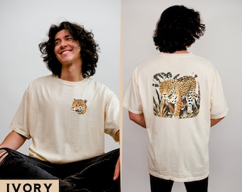 Leopard Shirt, Leopard Graphic T-Shirt, Retro Vintage Jaguar Tee, Jaguar Shirt, Unique Big Cat Design, Perfect Gift for Jaguar Lovers