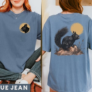 Camisa de ardilla, camiseta gráfica de ardilla, camiseta retro vintage de ardilla de vida silvestre, camisa única de ardilla de Abert, regalo para los amantes de las ardillas