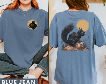 Squirrel Shirt, Squirrel Graphic T-Shirt, Retro Vintage Wildlife Squirrel Tee, Unique Abert's Squirrel Shirt, Gift for Squirrel Lovers