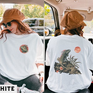 Iguana Graphic T-Shirt, Iguana Shirt, Florida Iguana Outfit, Unique Lizard Design, Gift for Reptile Lovers, Mexico Iguana, Iguana Gift