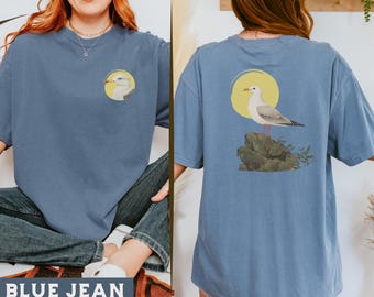 Seagull Shirt Vintage Seagull Graphic Tee Seagull Lover Gift for Kids, Youth Seagull T-Shirt Lover, Cute Seagull Apparel, Kids Seagull Tee