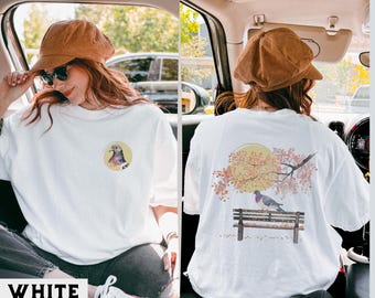Vintage Pigeon Graphic Tee, Pigeon Lover Shirt, Pigeon Lover Gift, Urban Pigeon Shirt, Retro Bird Lover Top, Pigeon Gift, Cityscape Art