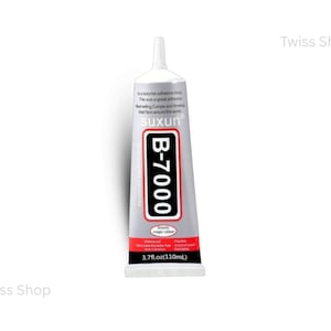 B‑7000 Multi‑Surface Adhesive Glue 50 ml – Waterproof Flexible Bond for DIY Crafting, Resin Jewelry & Phone Repair