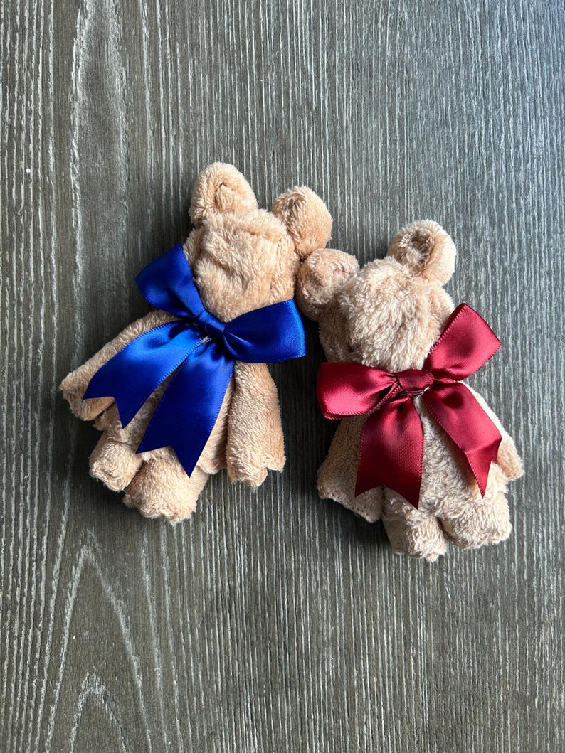 Cute Cloth Bears — Hand Towels, Baby Shower Favor, Baby Gift Bear, Up Up And Away, Bearly Wait, Makeup Cloth, Party Gift Favors, Baby Basket image 7