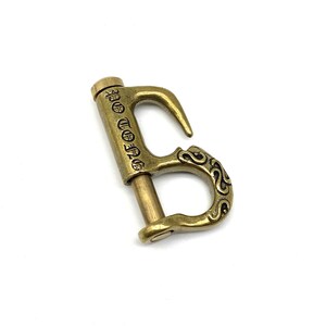 Brass Spring Keychain Hook Jeans Key Holder zdjęcie 3