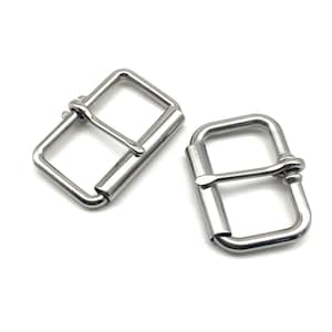 50/55mm Stainless Roller Bar Buckle Halter Buckles Dog Collar Buckle