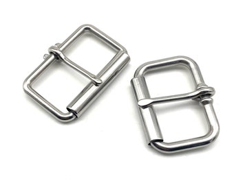 50/55mm Stainless Roller Bar Buckle Halter Buckles Dog Collar Buckle