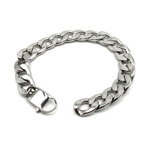 Men&#39;s Fashion Bracelet Handmade,Stainless Link Bracelet,Curb Chain Anti Allergy Bracelet