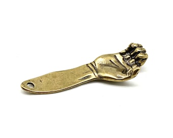 Herren Geschenke Messing Hand Design Beer Flaschenöffner Schlüsselanhänger Deoration