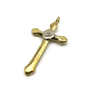 Christian Religious Gold Cross Charm Pendants For Necklace DIY,Jewelry Finding