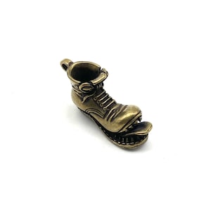 Brass Boots Keychain Charm,Gift For Kids