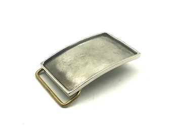 Copper Plain Fastener Belt Buckle Leather Insert Buckle Mold,Cowhide Covering buckle