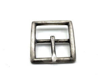 詳細不明　細角バックル　細ベルト　レザー 925 スターリング 詳細不明 細角バックル 細ベルト レザー 925 スターリング