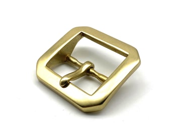 Durable Brass Belt Buckle 1 1/2'' Leather Craft Hardware