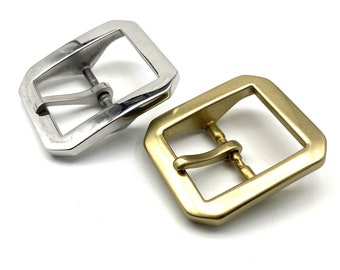 1 1/2 Heavy Duty Stainless Steel/Brass Belt Buckle DIY 38mm