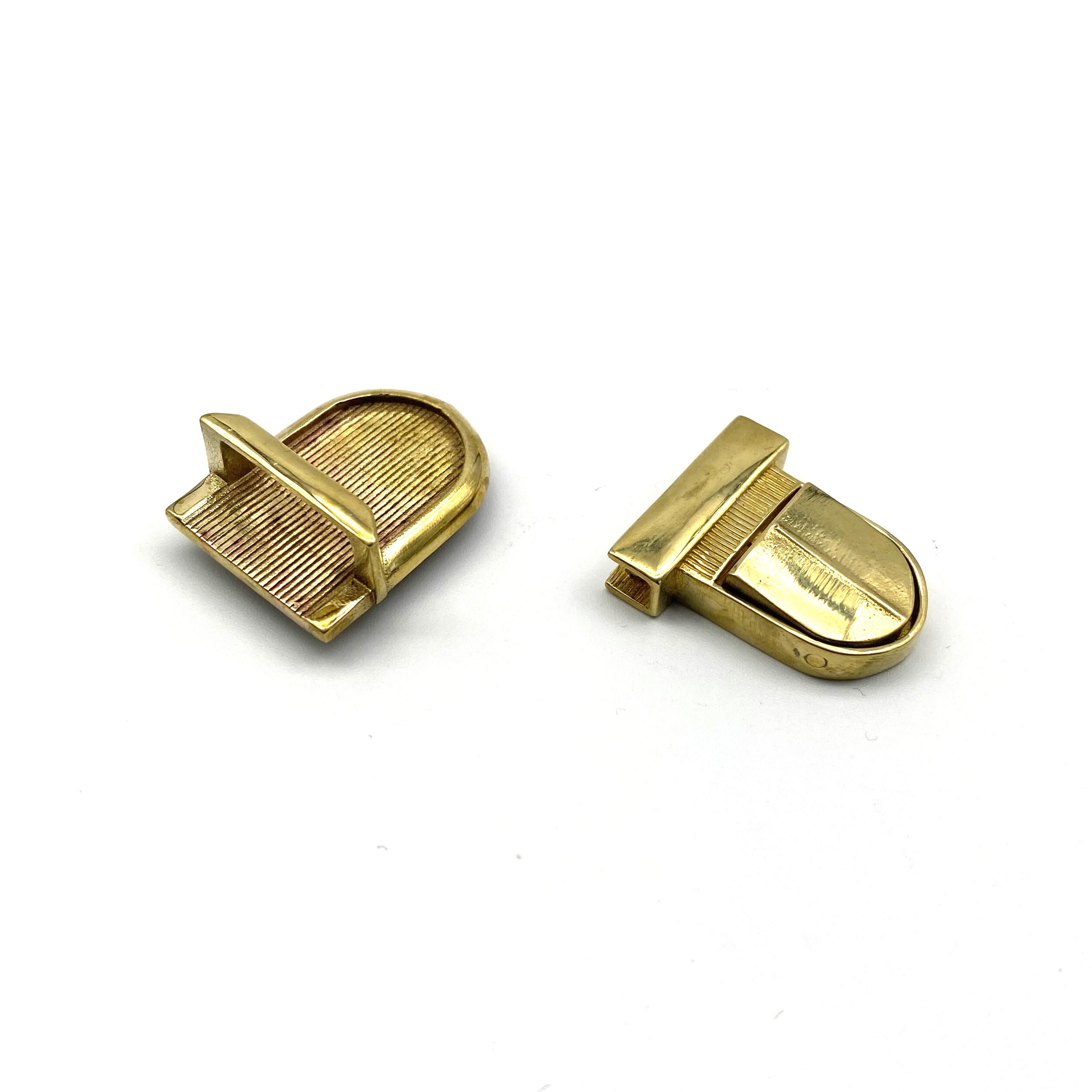 Brass Thumb Tuck Lock Leather Bag Closure Catch Flat Slide Locks ...