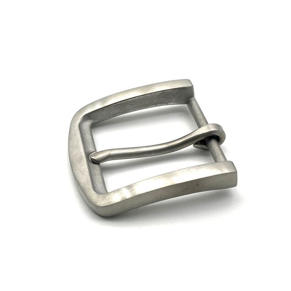 Boucles de ceinture argenté mat