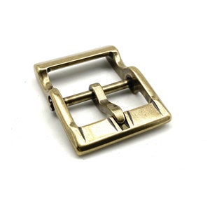 Japan Detachable Design Buckle Retro Finish Brass Belt Fastener 40mm image 3