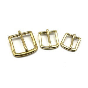 Leather Strap Closure Bag Fastener Brass Fasten Buckle 20/25/32mm