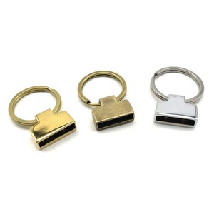 Leather Key Fob Premium Brass Keychain Cover Auto Keychain Holder