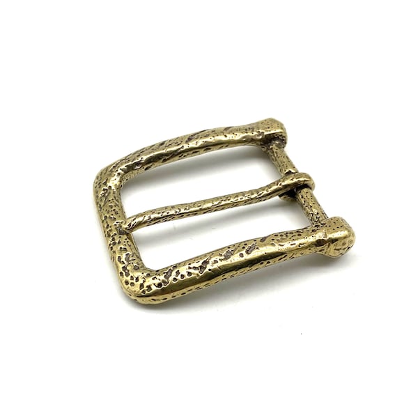 Handmade Bronze Belt Buckle Leather Belt Fastener Closure 34mm