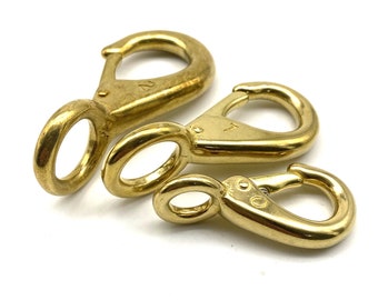 Fixed Round Clasp Lanyard Fasten Snap Hook Snap Clip