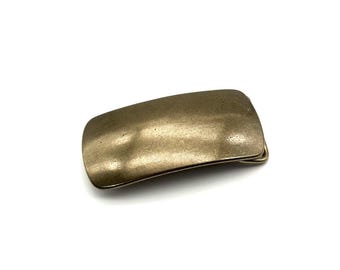 Vintage Oval Solid Brass Belt Buckle Blank NOS up to 1 1/4  display picture 1