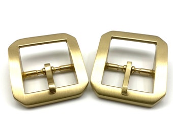 Heavy Duty Buckle Matte Brass Leather Belt Buckles