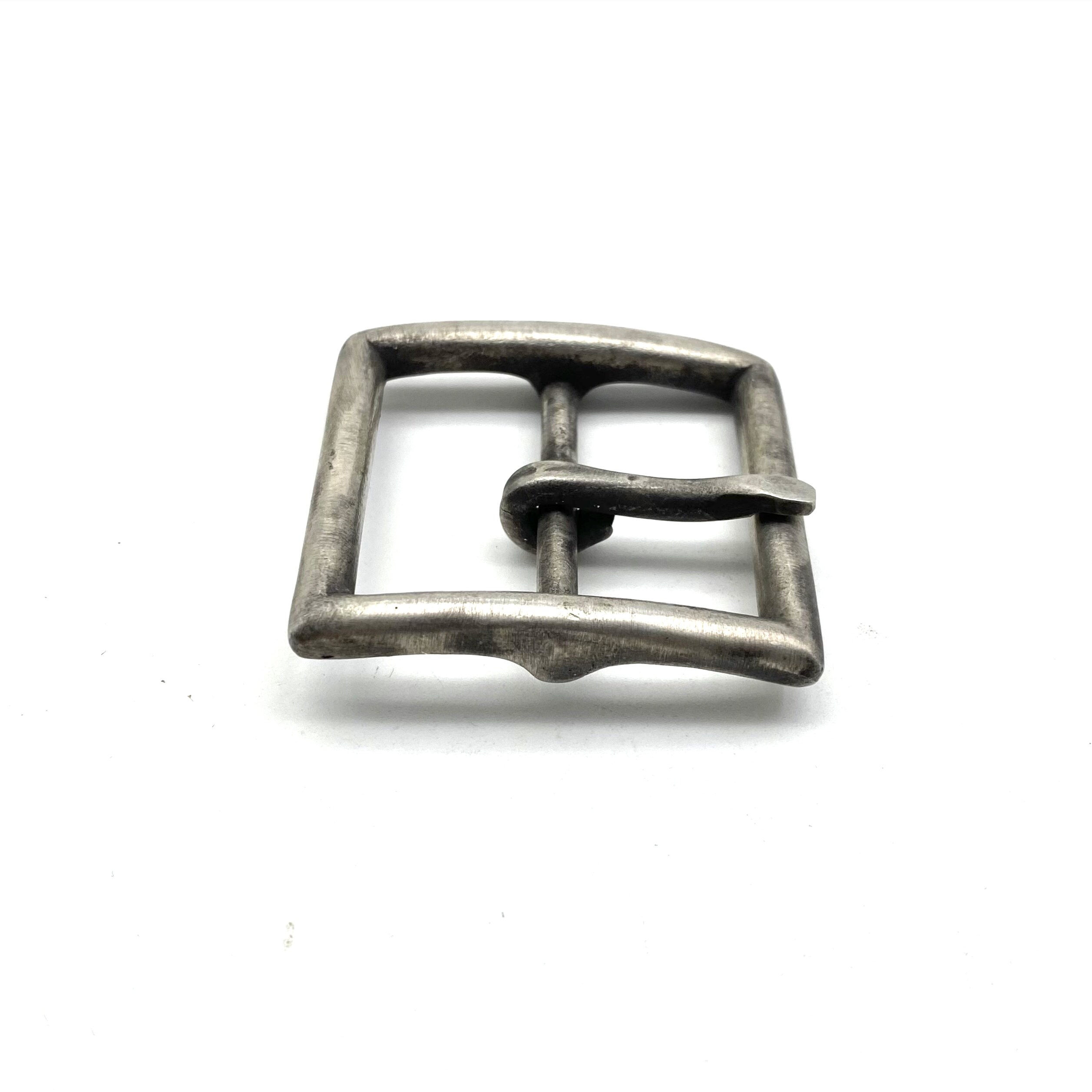 WAGE シルバースミス ベルトバックル スターリングシルバー ヴィンテージ ハンドメイド 925 スターリング シルバー バックル 39 mm レザー