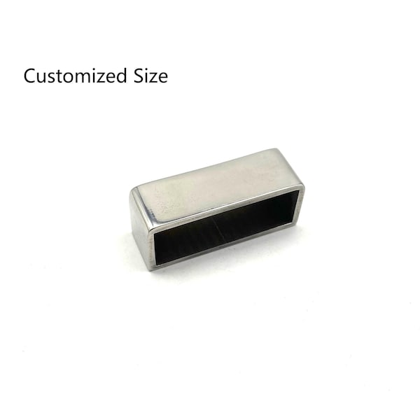 Customized Stainless Belt Loop Handmade Stainless Keeper Premium Belt Loops