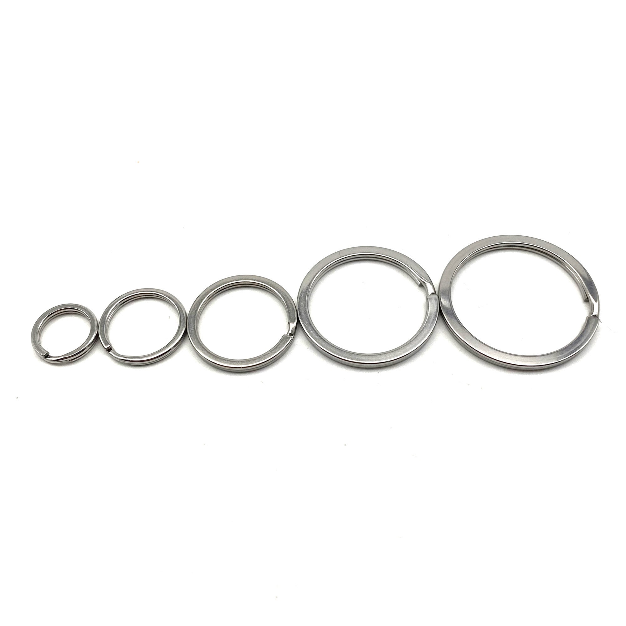 250 Anelli Portachiavi Split Da 35 Mm (1 3/8'') – Cleverdelights – Robusti, In Ferro – Per Uso Professionale E Hobbistica - 4
