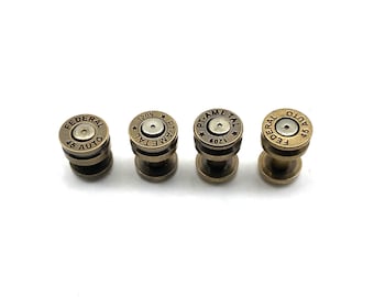 Bullets Button Leather Fastener Rivets Chicago Screw Post 4/6/8mm