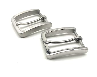 35mm Western Buckles Mens Stainless Belt Buckles Premium Leather Belt Fastener