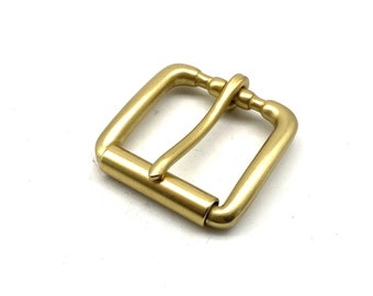 Durable Brass Rolling Bar Buckle Single Bar Roller Buckle Bag Fastener Buckles