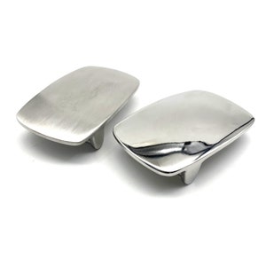 ステンレスプレーンベルトバックルファスナーレザーハードウェア光沢/マット仕上げバックル1 1/2''