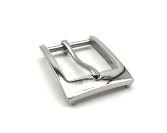 35mm Stainless Buckle Hypoallergenic Mirror Finish For Leather Strap Fastener Buckle