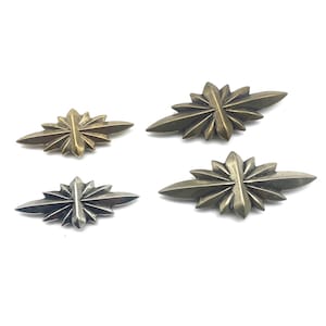 Dornen Krone Conchos Nieten Schraube Zurück Leder Dekoration Accessoires