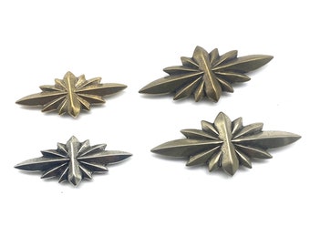 Thorn Crown Conchos Rivets Screw Back Leather Decoration Accessories